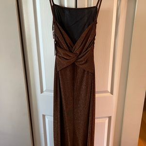 Reformation Breslin dress, Copper size small